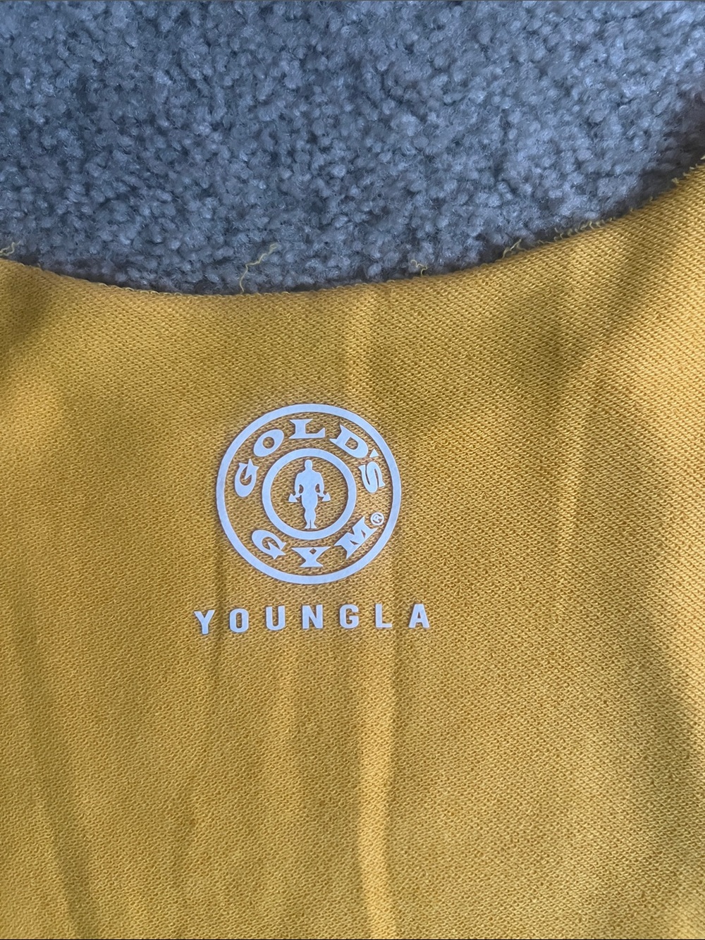 Young la golds gym short sleeve sweatshirt - Picture 6 of 6